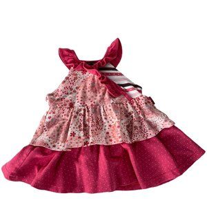 rabbitmoon Multi Pattern Knit Sundress Girls Size 18 - 24 Months